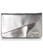 Nine West Silver Cypress Clutch - Lyst