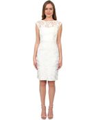 Sue Wong Floral Embroidered Dress - Lyst