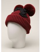 Ca4la Pom Pom Beanie - Lyst
