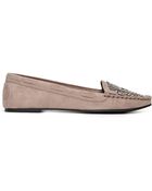Forever 21 Beaded Faux Suede Moccasins - Lyst