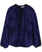 Rebecca Taylor White Noise Blouse - Lyst
