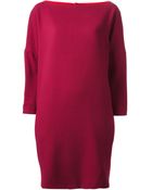 Gianluca Capannolo Oversized Draped Shift Dress - Lyst