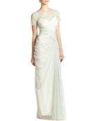 Tadashi Shoji Tulle Lace-Yoke Gown - Lyst