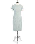 Cynthia Steffe Lace Patterned Shirt Dress - Lyst