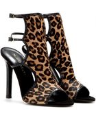 Tamara Mellon Trouble Maker Calf-Hair Sandals - Lyst