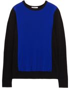 Bailey 44 Snowbound Silk Crepe De Chine And Fine-Knit Sweater - Lyst