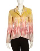 Lafayette 148 New York Beau Jacquard Printed Jacket - Lyst