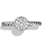 David Yurman Petite Pavé Ring With Diamonds - Lyst