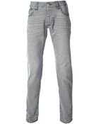 Armani Jeans Straight Leg Jean - Lyst