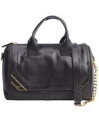 Botkier Black Leather 'Linea' Satchel - Lyst