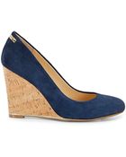 C. Wonder Cork Wedge Pump - Lyst