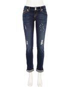 River Island Dark Wash Ripped Matilda Skinny Jeans - Lyst