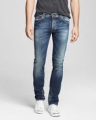 Nudie Jeans Jeans - Grim Tim Slim Fit in Twisted Blue - Lyst