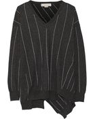 Stella McCartney Pinstriped Wool Sweater - Lyst