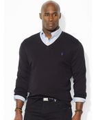 Polo Ralph Lauren Pima Cotton V-Neck Sweater - Lyst
