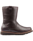 Ugg Stoneman Leather Boots With Shearling - Lyst