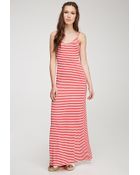 Forever 21 Striped Maxi Cami Dress - Lyst