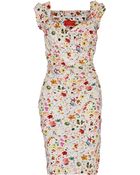 Vivienne Westwood Red Label Floral-Print Silk Dress - Lyst