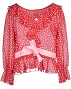Redvalentino Blouse - Lyst