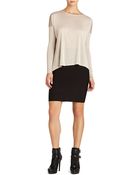 BCBGMAXAZRIA Ava Lace-Yoke Top - Lyst