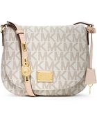 MICHAEL Michael Kors Hamilton Leather Large Messenger Bag - Lyst