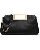 Michael Kors Berkley Leather Clutch - Lyst