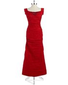 Alex Evenings Off The Shoulder Ruched Gown - Lyst