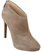 Nine West Suede Booties - Lyst
