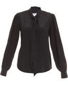 Alice By Temperley Tuxedo Bow Shirt - Lyst