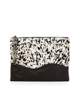 Lauren Merkin Winnie Calf Hair Splatter Wristlet Bag - Lyst