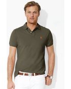 Polo Ralph Lauren Custom Stretch-Mesh Polo - Lyst