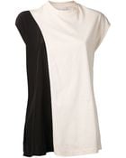 3.1 Phillip Lim Horizon Side Draped Top - Lyst