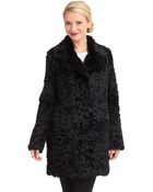 Diane von Furstenberg Rabbit Fur Overcoat - Lyst