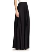 Theory Miklo Pleated Maxi Skirt - Lyst