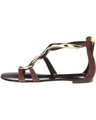 Giuseppe Zanotti flats flat sandals - Lyst