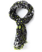 Valentino Leopard Print Scarf - Lyst