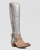 Donald J Pliner Tall Western Boots - Dela - Lyst