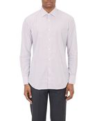 Barneys New York Shadow-Stripe Shirt - Lyst