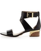 Michael Kors Tulia Low City Sandal - Lyst