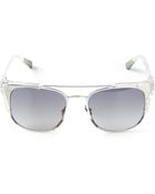Kris Van Assche Clear Frame Sunglasses - Lyst