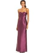 Adrianna Papell Strapless Back-Bow Sweetheart Gown - Lyst