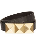 Giuseppe Zanotti Pyramid Buckle Belt - Lyst