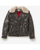 Etoile Isabel Marant Benny Shearling Moto Jacket - Lyst