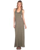 Alternative Apparel Racer Back Maxi Dress - Lyst