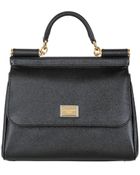 Dolce & Gabbana Medium Sicily Dauphine Leather Bag - Lyst