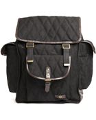 Fred Perry Waxed Quilt Utility Backpack - Lyst