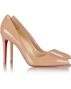 Christian Louboutin Pigalle 100 Patent-Leather Pumps - Lyst