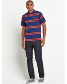 Lacoste Mens Stripe Polo Shirt - Lyst
