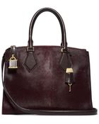 Michael Kors Casey Small Hair Calf Satchel - Lyst