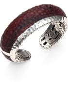 John Hardy Palu Rose Wood & Sterling Silver Cuff Bracelet - Lyst
